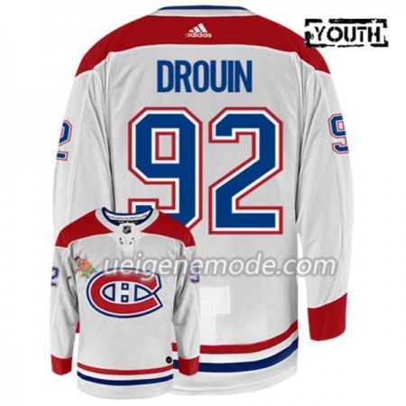 Kinder Eishockey Montreal Canadiens Trikot JONATHAN DROUIN 92 Adidas Weiß Authentic
